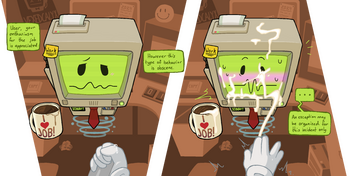 One character and alt drawing. $55 USD.